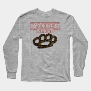 Danger Rings Parody Brass Knuckles Long Sleeve T-Shirt